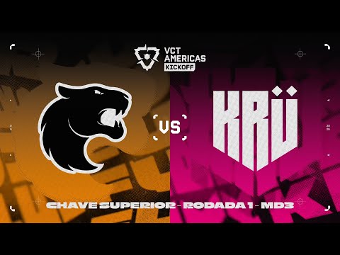 FURIA x KRÜ Visa | VCT Americas Kickoff 2026 | Chave Superior - Rodada 1