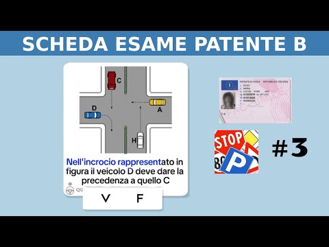 SCHEDA ESAME PATENTE B -2025- #3