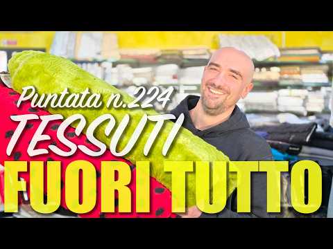 Beautiful fabrics from just €5.90/m! 🇮🇹 The Antonioli Brothers' Remnants - Episode No. 224 🎥