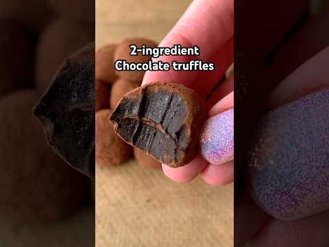 2-Ingredient Chocolate Truffles