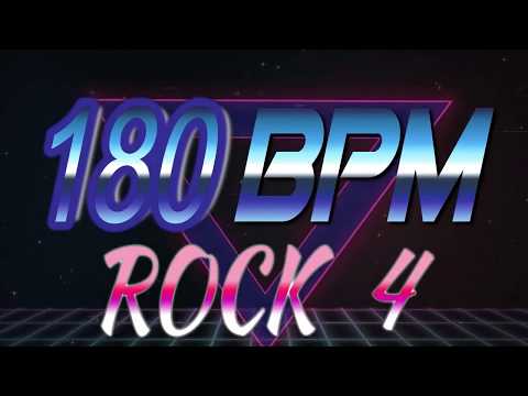 180 BPM - Rock 4 - 4/4 Drum Track - Metronome - Drum Beat