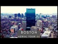 Downtown Boston 4K AERIAL TOUR