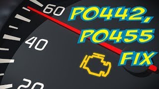 OBD code P0442 P0455 P0456 diagnosis and fix. Easy!!!