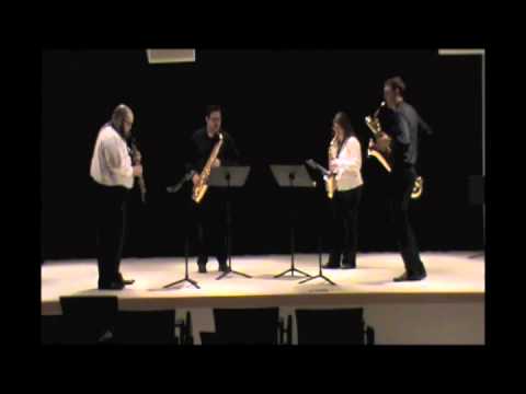 Quartet for Saxophones by Elliot A. Del Borgo