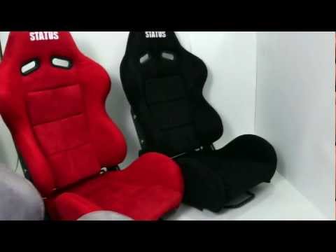 Status Racing SPA Reclineable Racing Seat Up Close