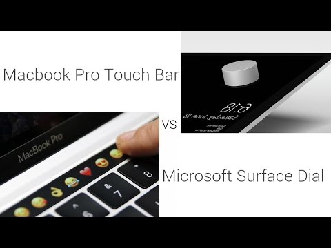Macbook Pro Touch Bar vs Surface Dial - Der Vergleich
