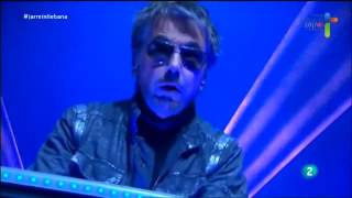 Jean Michel Jarre with spy glasses - Oxygene 8 + Zero Gravity