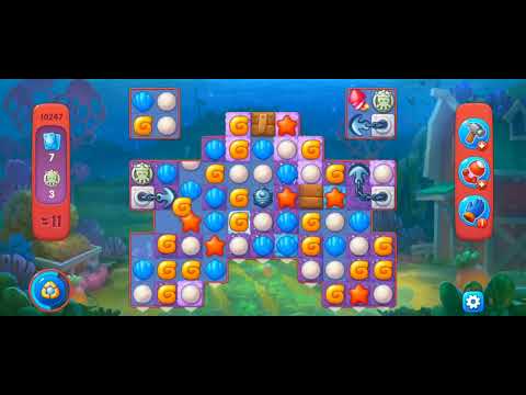 Fishdom Hard Level 10247 (with Double Bombs Boosters) @choraelmin