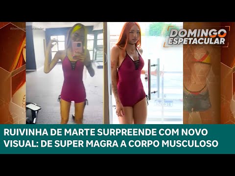 Ruivinha de Marte surpreende ao conquistar corpo musculoso | Domingo Espetacular