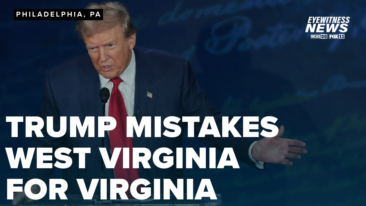 Trump appears to confuse Virginia, West Virginia governors during debate on abortion