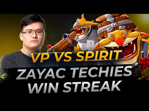 VP.Zayac Techies vs Team Spirit | Full Gameplay Dota 2 Replay