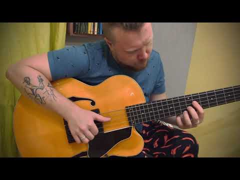 S. Kondratyev practice on archtop bass