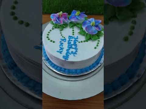 eggless cake #fresh cake#bluberry flavour cake