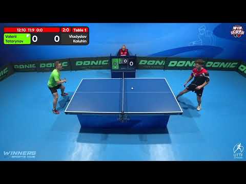 19:30 Valerii Tatarynov 3-0 Vladyslav Kaluhin West 3 WIN CUP 18.11.2022 | TABLE TENNIS WINCUP
