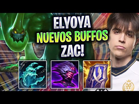 ELYOYA PRUEBA LOS NUEVOS BUFFOS DE ZAC! - Elyoya Juega Zac Jungla vs Shaco! | Preseason 2023