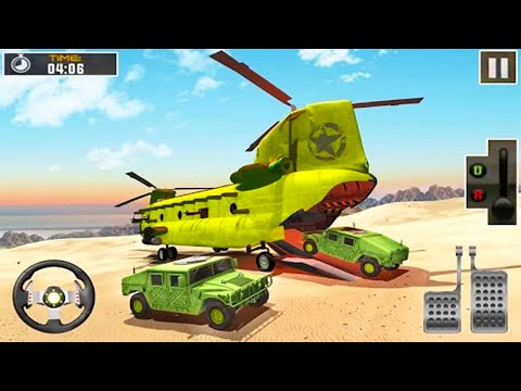 US Army Truck Transport Game - Truck Transporter Games - Android GamePlay