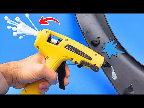 Ingenious method! Fix all plastic parts using cable ties