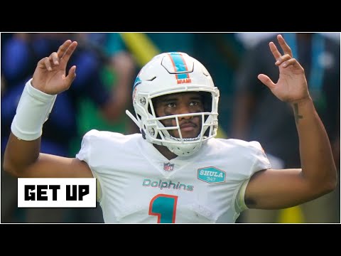 Discussing Tua Tagovailoa winning his 1st NFL start in the Dolphins vs. Rams matchup | Get Up