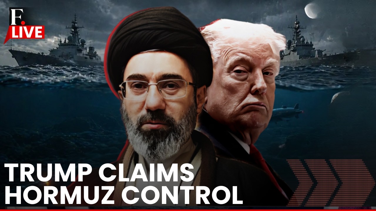 LIVE: Trump Claims Control of Strait of Hormuz Amid Iran War Tensions | US Iran War