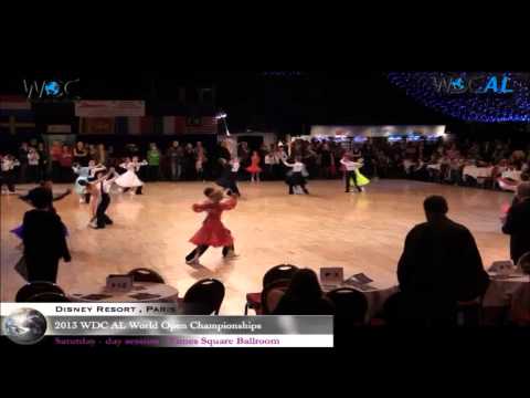 Elliot & Mia (WDC AL World juvenile U12 ballroom RS semi-final)