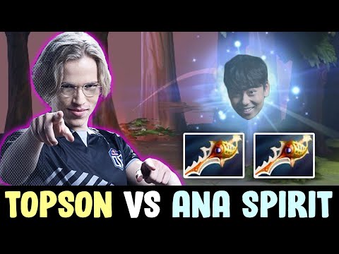 Topson met Ana's spirit on mid — 2x RAPIER carry Io the Wisp