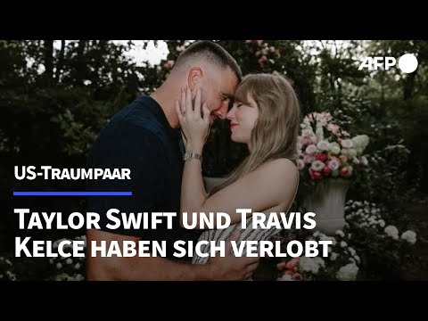 Taylor Swift und NFL-Star Travis Kelce haben sich verlobt | AFP