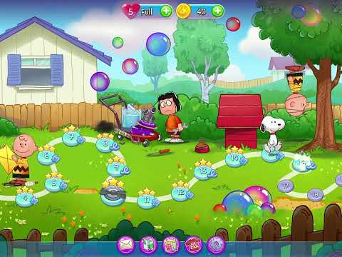 BUBBLE SHOOTER SNOOPY POP BUBBLE POP GAME ( Level 15 ) Android Gameplay