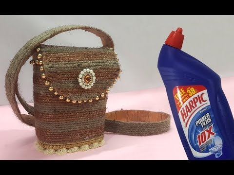 Handmade Jute Rope Bag From Unused Plastic Bottle : 7 Steps (with