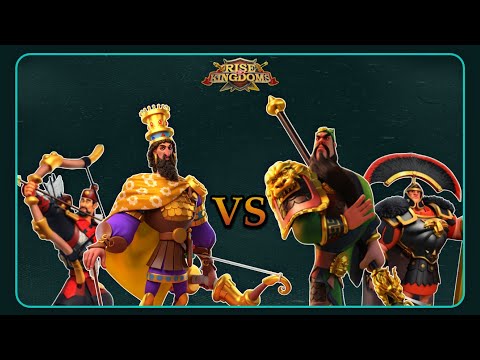 Guan Yu/Scipio Africanus VS Cyrus/YSG - Rise of Kingdoms