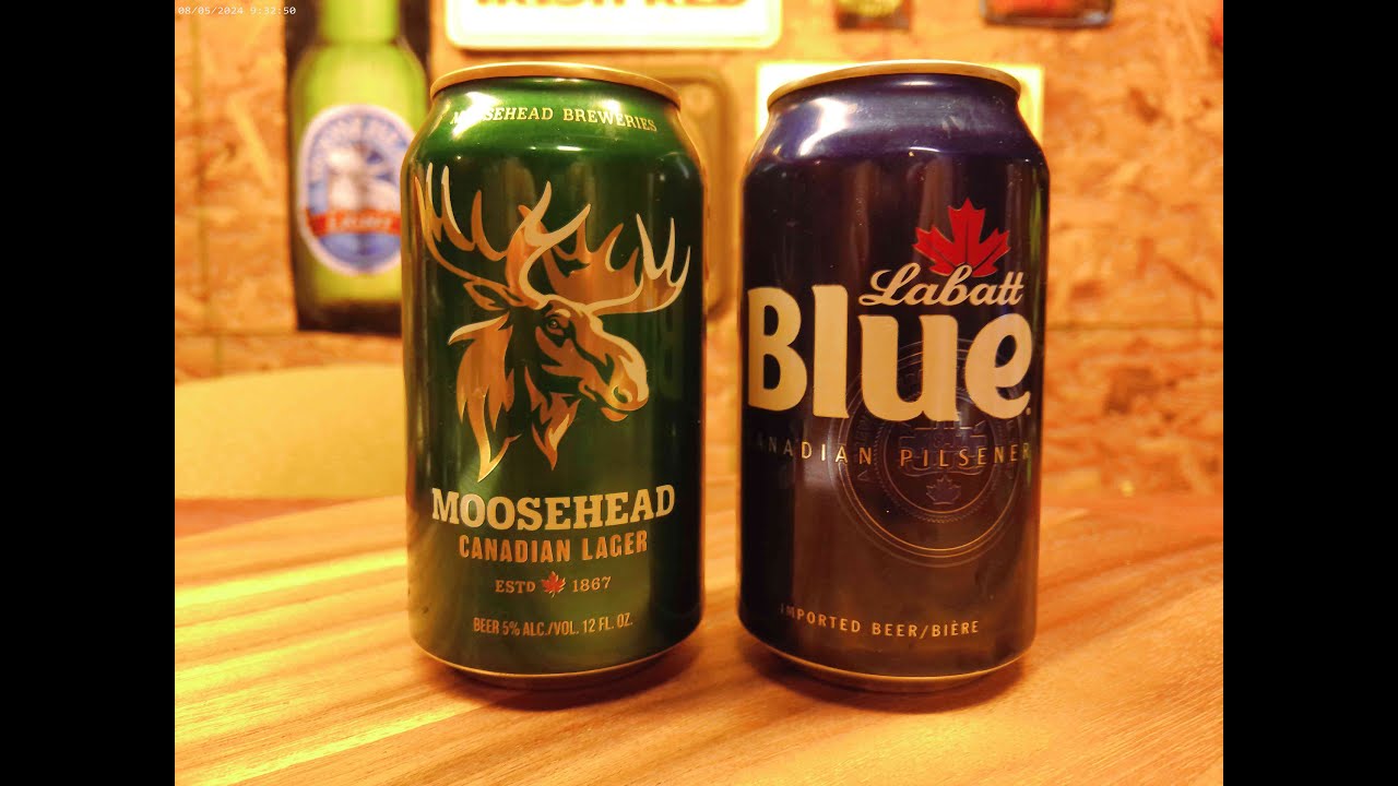 Moosehead 5% Vs Labatt Blue 4.7% - Taste Challenge Thursday