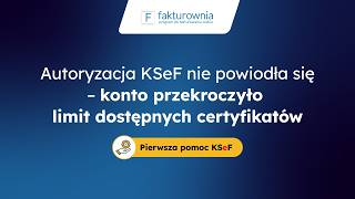 Najczęstsze problemy z konfiguracją integracji z KSeF