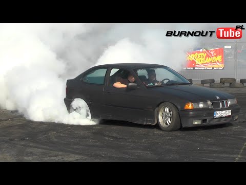 Pokaz mocy BMW E36 320 "CO RYBKA" - 24 Ogólnopolski Zlot BMW Toruń 2022