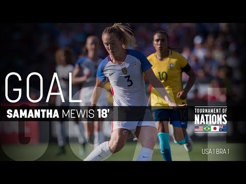 WNT vs. Brazil: Samantha Mewis Goal - July 30, 2017