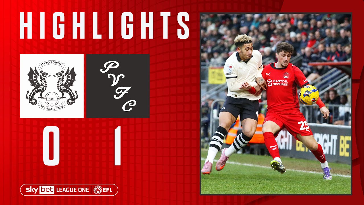 Leyton Orient vs Port Vale Highlights