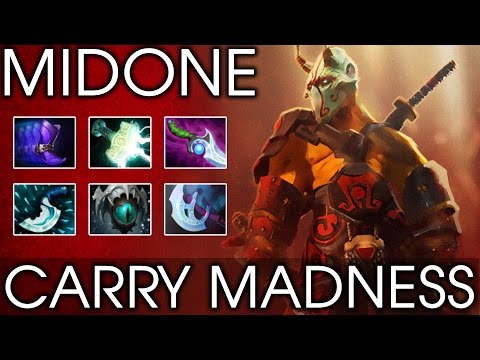Dota 2 MidOne Juggernaut - 28 Kills with Diffusal Blade - Carry MADNESS #4