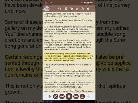 Spoken Word Twitch Announcement. The Twitch link is in the description.