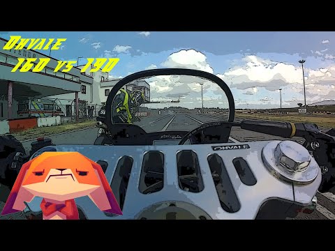 OHVALE 160(Stock) VS 190 Percorrenza VS Motore