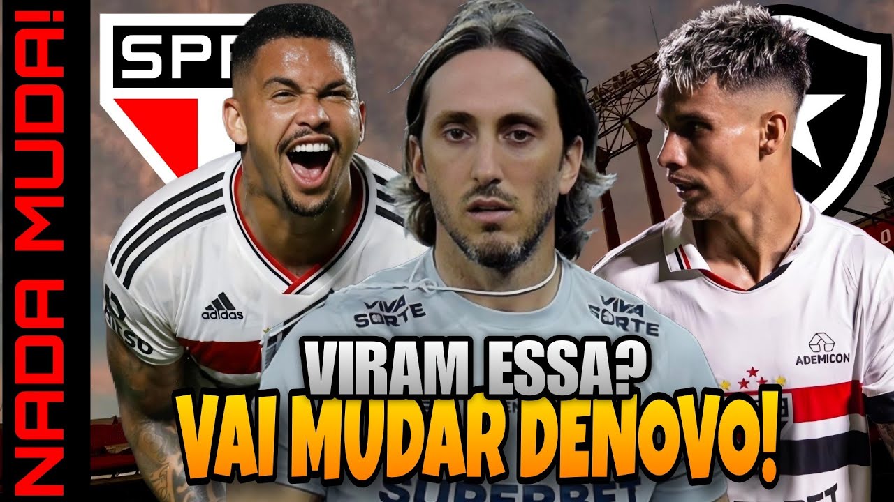 VIRAM ESSA? ZUBELDÍA PERDIDO VAI VOLTAR ATRÁS EM DECISÃO! FERREIRINHA; LUCIANO TITULAR E+ INFOS SPFC