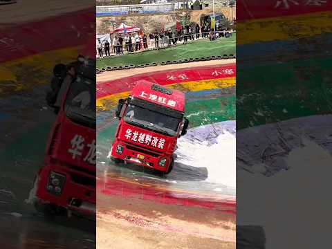 Trucks Spinning in Foam Pits in China?