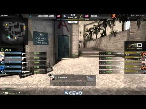 Counter-Logic Gaming vs Method Game 2 (CEVO-P CS:GO Season 8) - Misled & LATORR