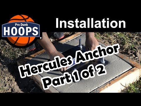 Hercules Installation Part 1 of 2 - Concrete Anchor Installation