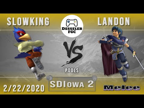 Slowking vs Landon - SDIowa 2 - Pools - SSBM