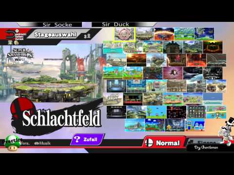 Team DG Smash Bros Wii U Sir_Socke vs Sir_Duck Training 14.04.2015