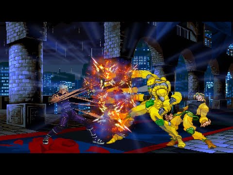 Krizalid Vs DIO - Extreme Boss Match - The King of Fighters X Jojo's Bizarre Adventure X MUGEN