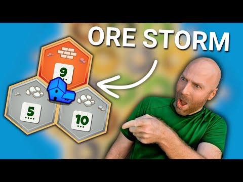 Catan Pro Plays Crazy Clumpy Ore Setup In Ranked (vs CatanJack)