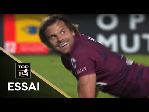 TOP 14 - Essai Yann LESGOURGUES (UBB) - Bordeaux-Bègles - Paris - J19 - Saison 2018/2019