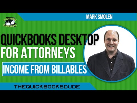 , title : 'Income From Billables Of A Law Firm Using QuickBooks Desktop