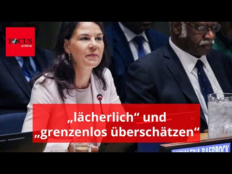 Baerbock zeigt bei UN maßlose Selbstüberschätzung und macht Deutschland lächerlich