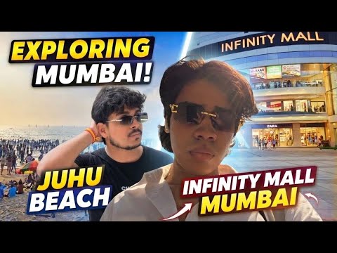 Exploring mumbai ft Juhu beach Infinity mall  😁😗 End mai ye kya hogya 😭