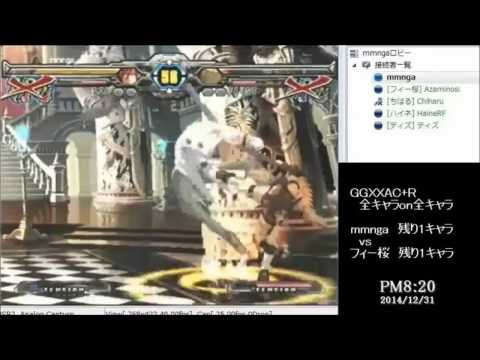 スカイプ勢ロビー2014年大晦日イベント【GGXXAC+R、全キャラon全キャラ】